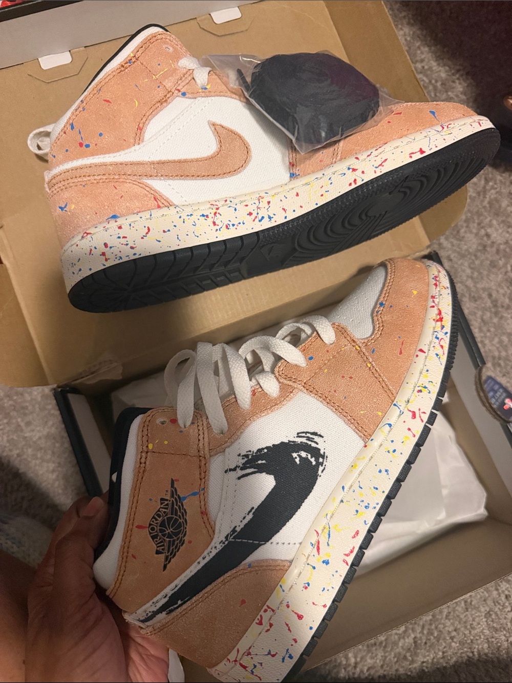 Jordan 1 MID SE - Paint Splatter